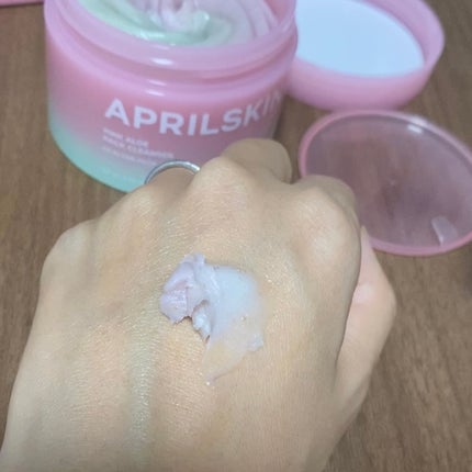 ピンクアロエメレンゲクレンザー/APRILSKIN/その他洗顔料を使ったクチコミ(1枚目)