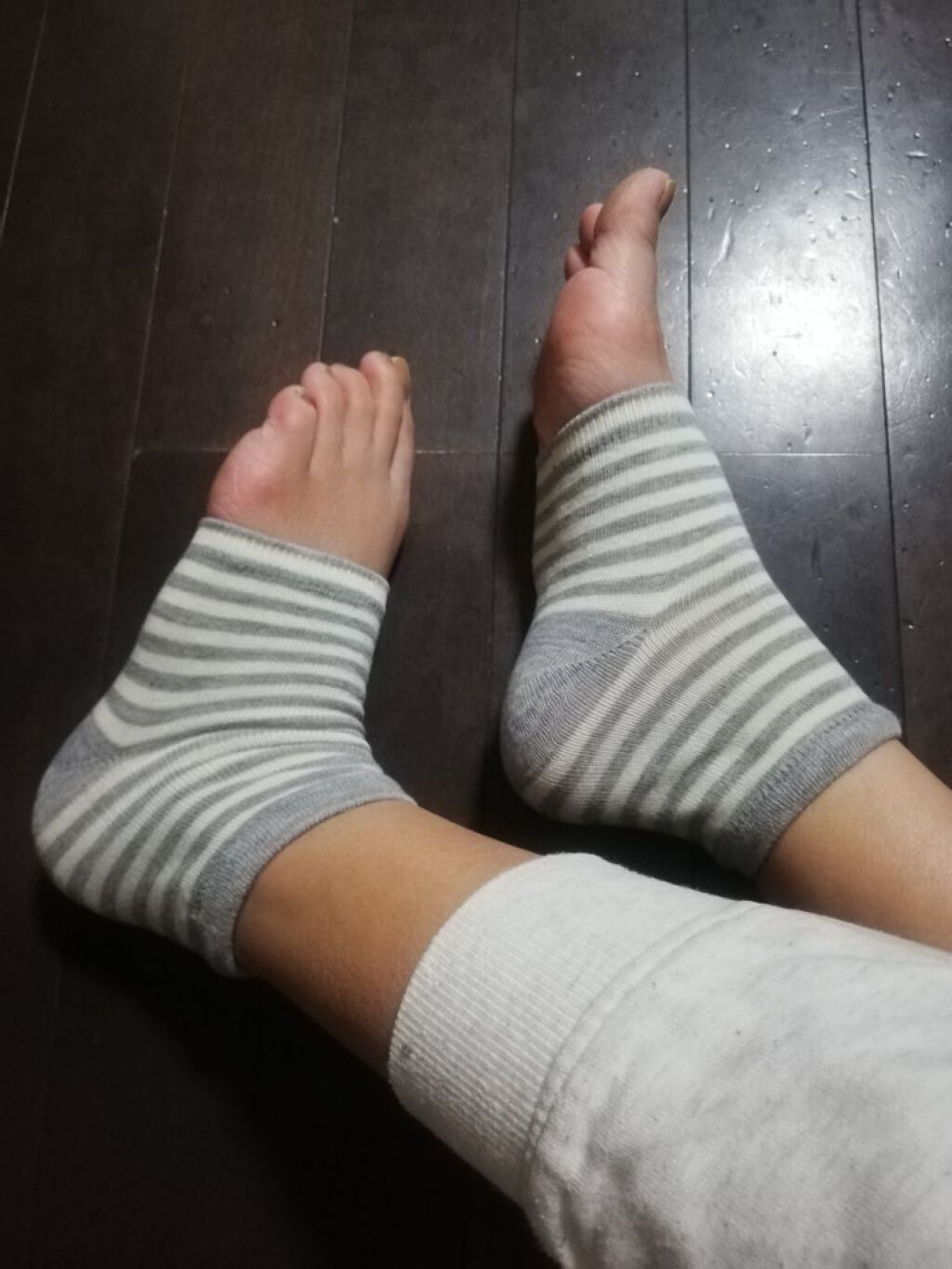 保湿用かかとソックス/キャンドゥ/ボディグッズを使ったクチコミ（2枚目）