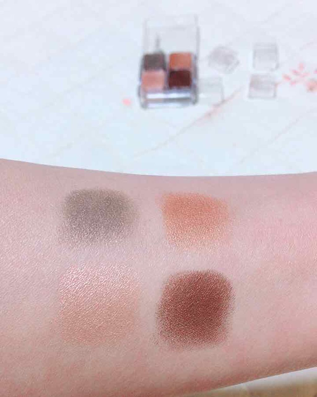 シマーキューブ/THE BODY SHOP/プレストパウダーを使ったクチコミ(3枚目)