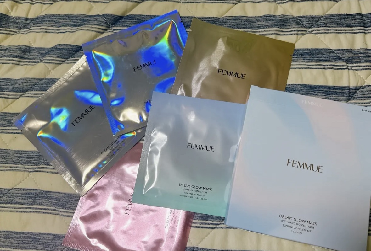 ドリームグロウマスク PF(ハリ・ツヤ)/FEMMUE/シートマスク・パックを使ったクチコミ（2枚目）
