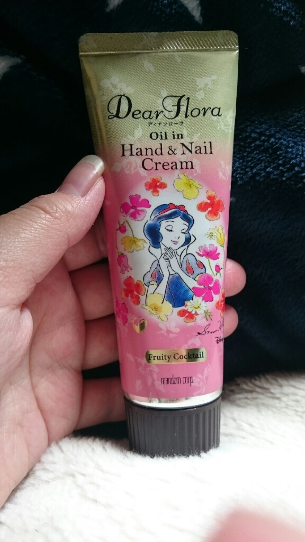 ディアフローラ オイルイン ハンド&ネイルクリーム フルーティカクテル/マンダム/ハンドクリームを使ったクチコミ(1枚目)