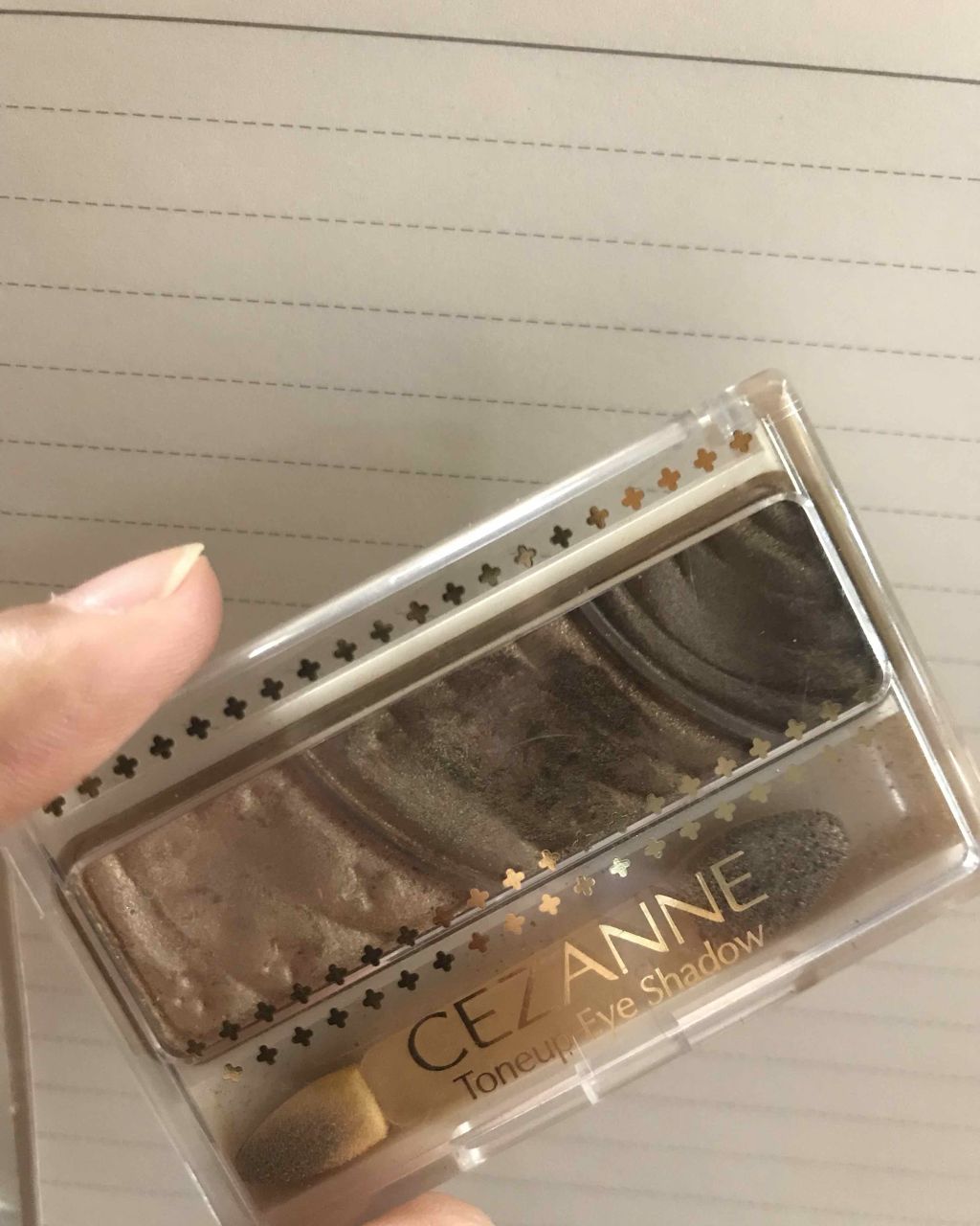 トーンアップアイシャドウ/CEZANNE/アイシャドウパレットを使ったクチコミ(1枚目)