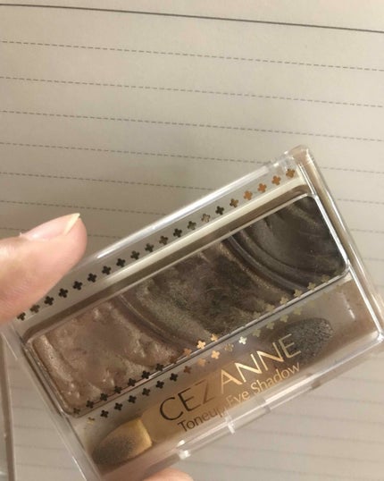 トーンアップアイシャドウ/CEZANNE/アイシャドウパレットを使ったクチコミ(1枚目)