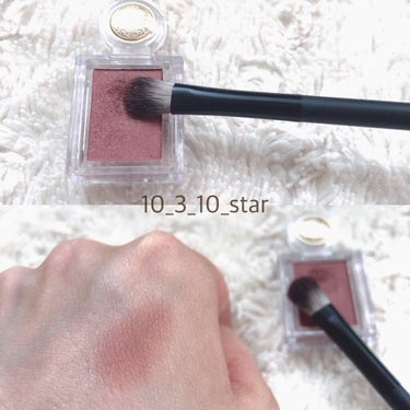 UR GLAM　EYESHADOW BRUSH A/U R GLAM/メイクブラシを使ったクチコミ（3枚目）