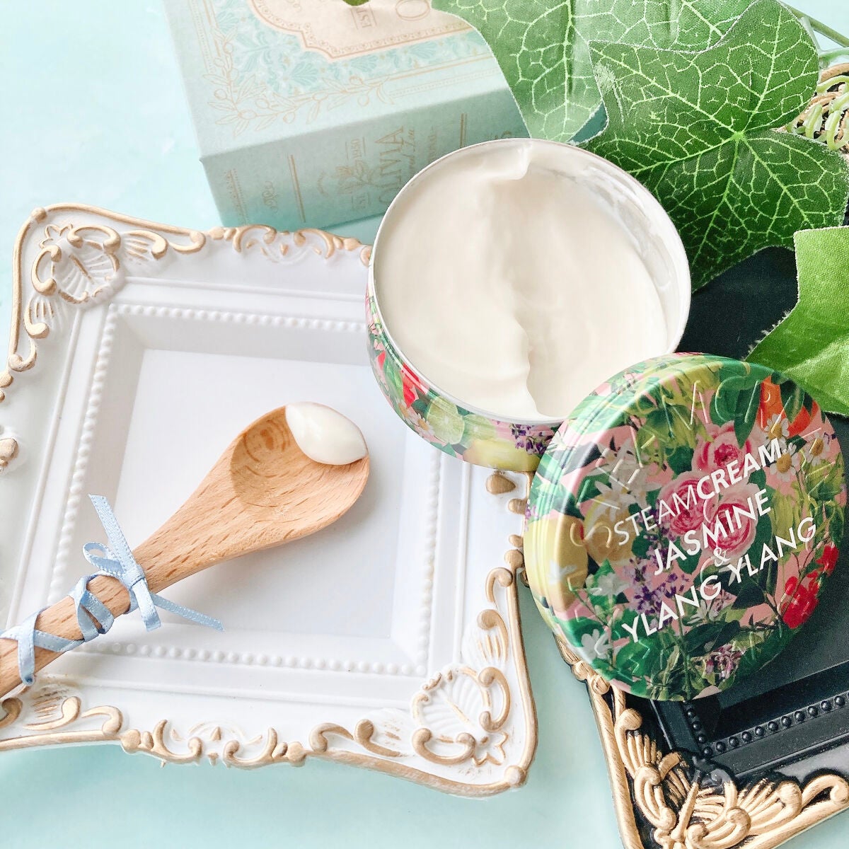 スチームクリーム ジャスミン&イランイラン/STEAMCREAM/フェイスクリームを使ったクチコミ(2枚目)