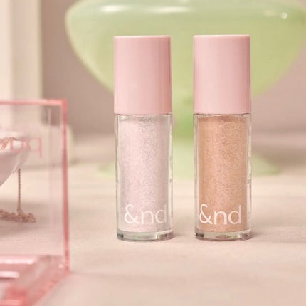 アンドバイロムアンド グラッシーアイグリッター/&nd by rom&nd/グリッターを使ったクチコミ(2枚目)