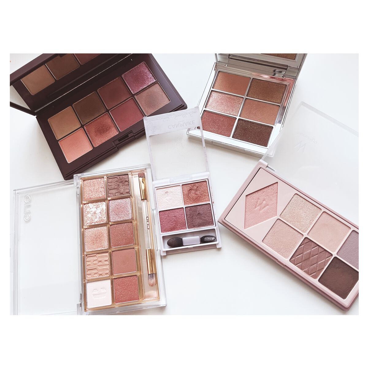 アイ ヴィーガン シアーパレット/AMUSE/アイシャドウパレットを使ったクチコミ（1枚目）