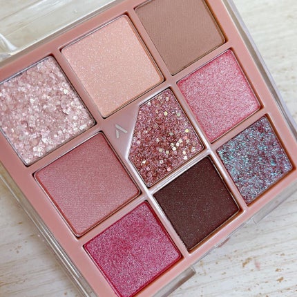 グリッターペディアアイパレット/unleashia/アイシャドウパレットを使ったクチコミ(8枚目)
