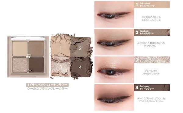 ベターザンアイズ ミュージックシリーズ/rom&nd/アイシャドウパレットを使ったクチコミ（1枚目）