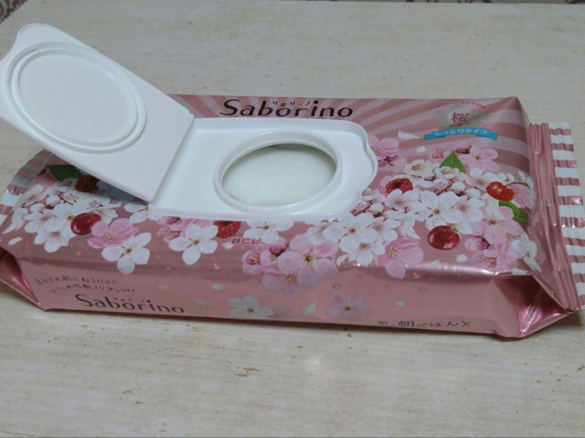 サボリーノ 目ざまシート SA 20(桜の香り)/サボリーノ/シートマスク・パックを使ったクチコミ(3枚目)