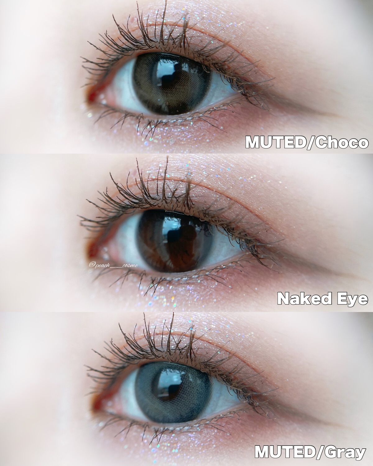 ミューテッド/OLOLA/カラーコンタクトレンズを使ったクチコミ(4枚目)