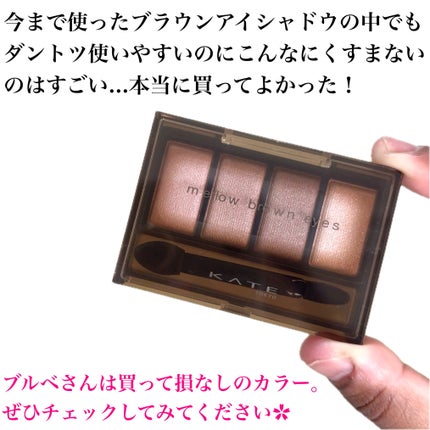 ケイト メロウブラウンアイズ/KATE/アイシャドウパレットを使ったクチコミ(8枚目)