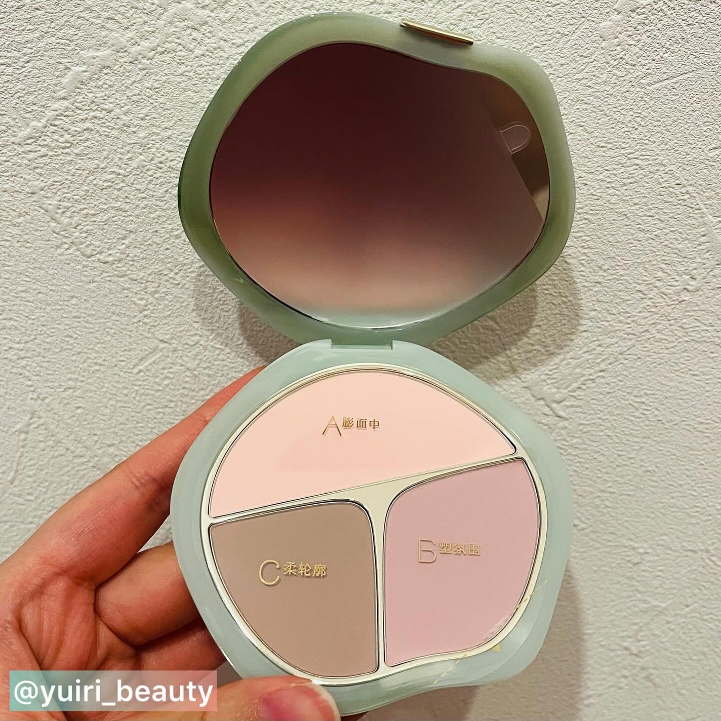 TIMAGE 3色チークパレット/TIMAGE/パウダーチークを使ったクチコミ(3枚目)