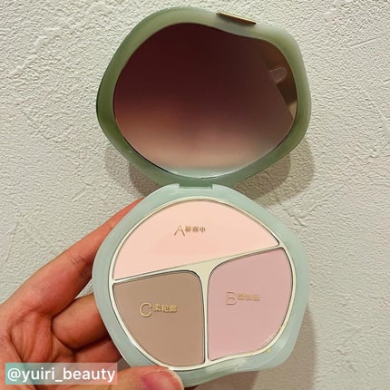 TIMAGE  3色チークパレット/TIMAGE/パウダーチークを使ったクチコミ(3枚目)