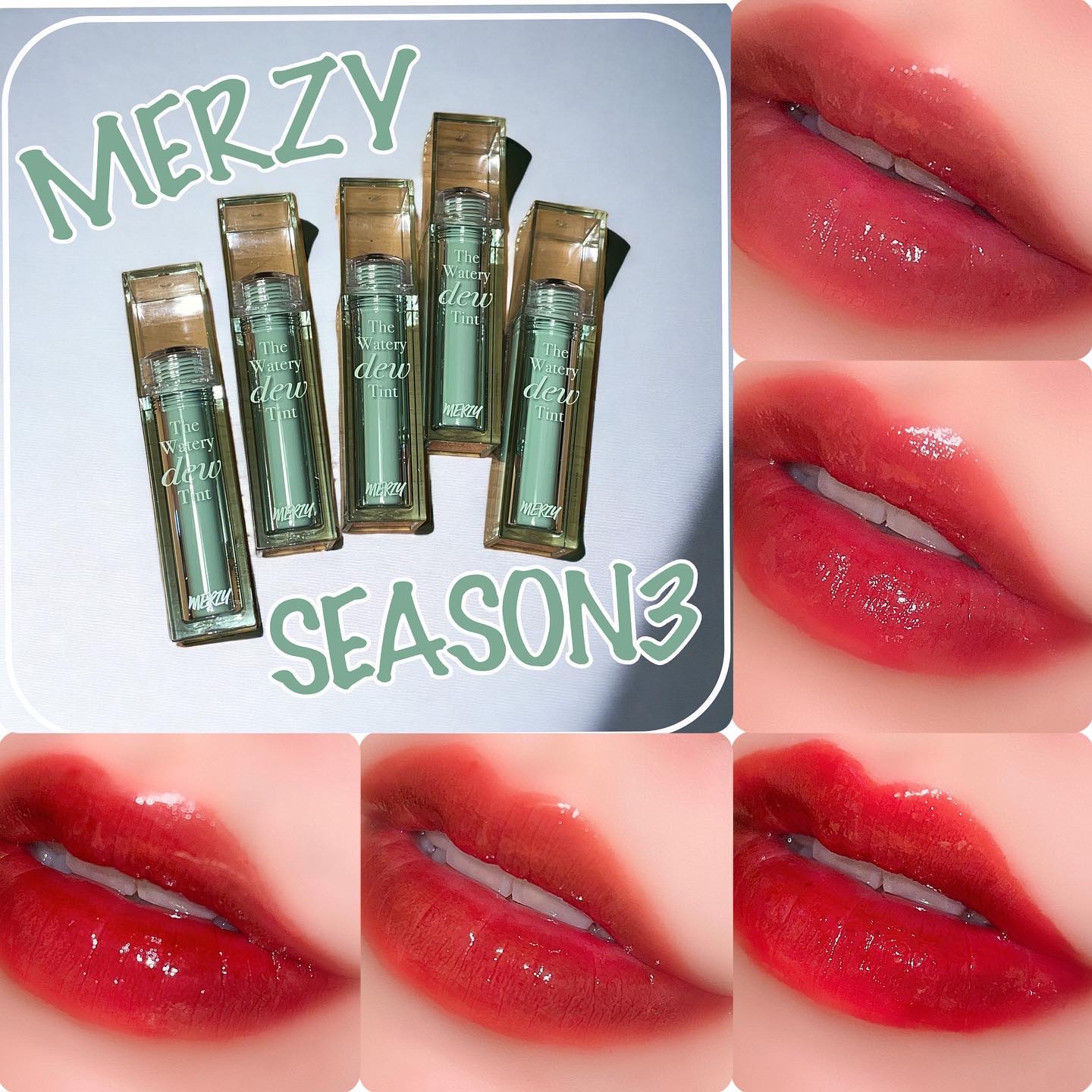 ザ ウォータリーデューティント/MERZY/リップティントを使ったクチコミ（2枚目）