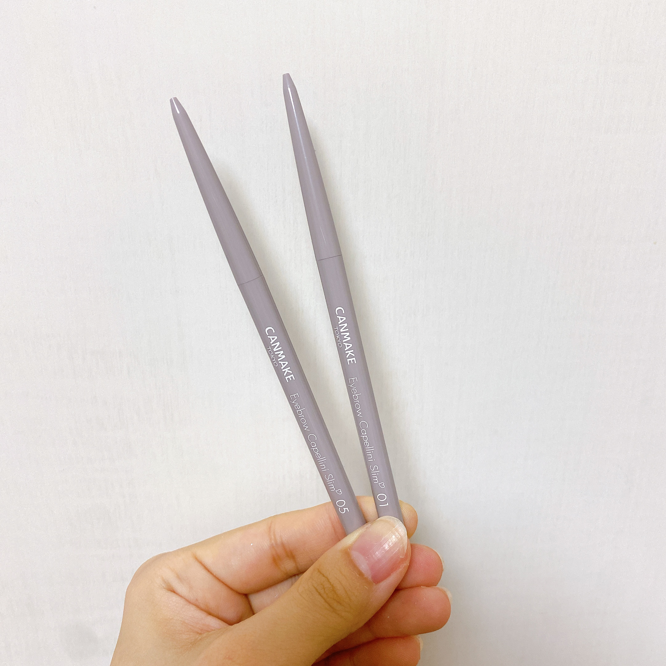 アイブロウカッペリーニスリム 02 ナチュラルブラウン/キャンメイク/アイブロウペンシルを使ったクチコミ（1枚目）