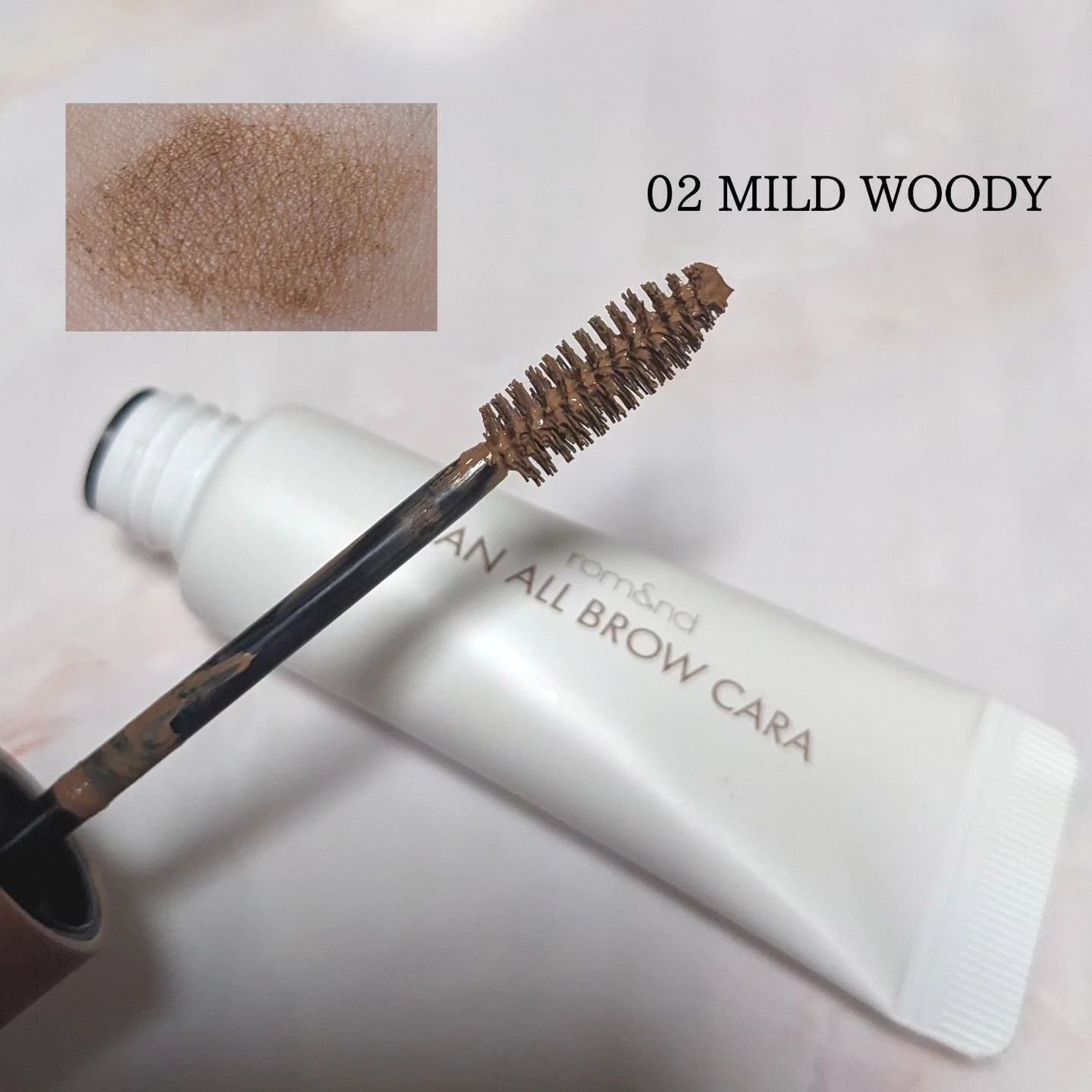 ハンオールブロウカラ/rom&nd/眉マスカラを使ったクチコミ(2枚目)