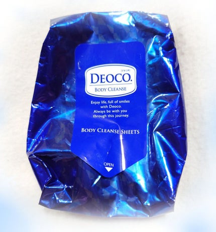 ボディクレンズシート/DEOCO(デオコ)/ボディシートを使ったクチコミ(1枚目)