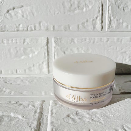 ホワイトトリュフダブルセラムアンドクリーム/ダルバ/フェイスクリームを使ったクチコミ(4枚目)