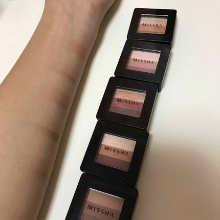 トリプルシャドウ/MISSHA/アイシャドウパレットを使ったクチコミ(2枚目)
