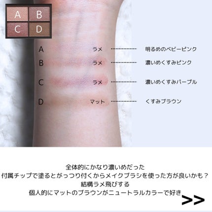 アンノウンアイズ/STEIASUR(ステイアシュール)/アイシャドウパレットを使ったクチコミ(3枚目)