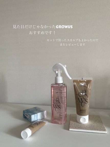 洗い流さないトリートメント/GROWUS/アウトバストリートメントを使ったクチコミ(4枚目)