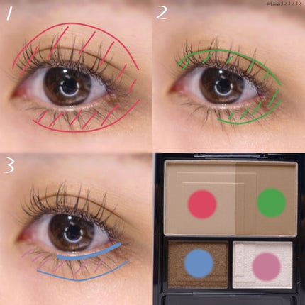 3Dプロデュースシャドウ/KATE/アイシャドウパレットを使ったクチコミ(4枚目)