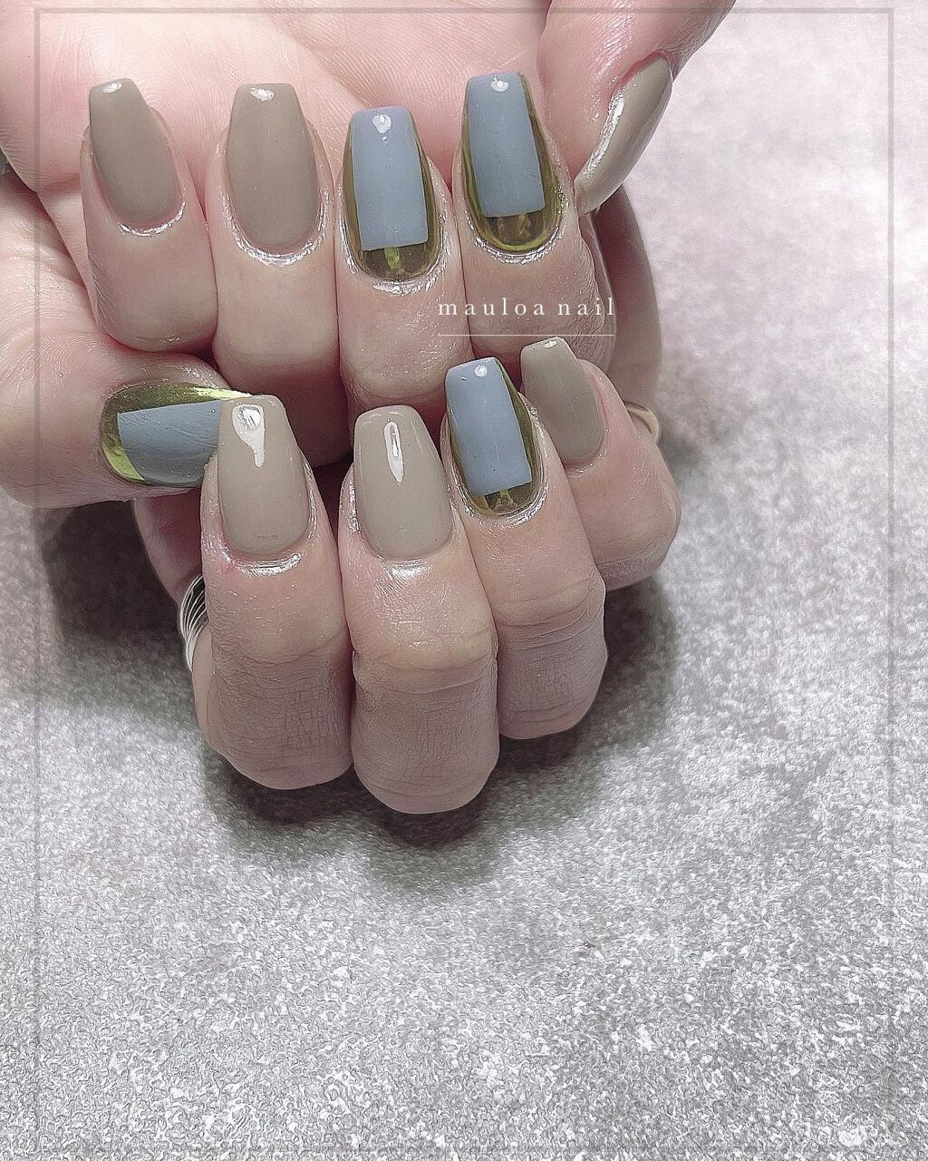mauloa_nail on LIPS 「・ greenmirror💚💚いつもありがとうございます☺️✨..」(1枚目)