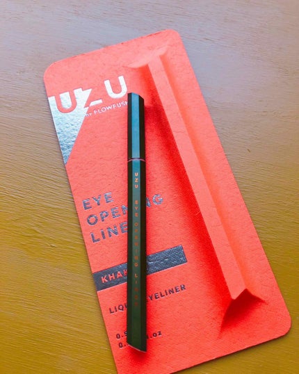EYE OPENING LINER/UZU BY FLOWFUSHI/リキッドアイライナーを使ったクチコミ(1枚目)