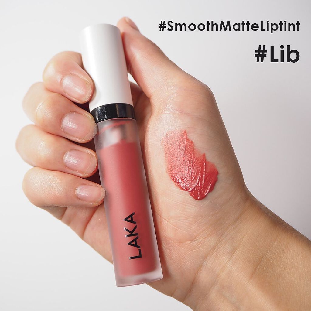 スムースマットリップスティック 03 CHARLIE/Laka/口紅を使ったクチコミ（2枚目）