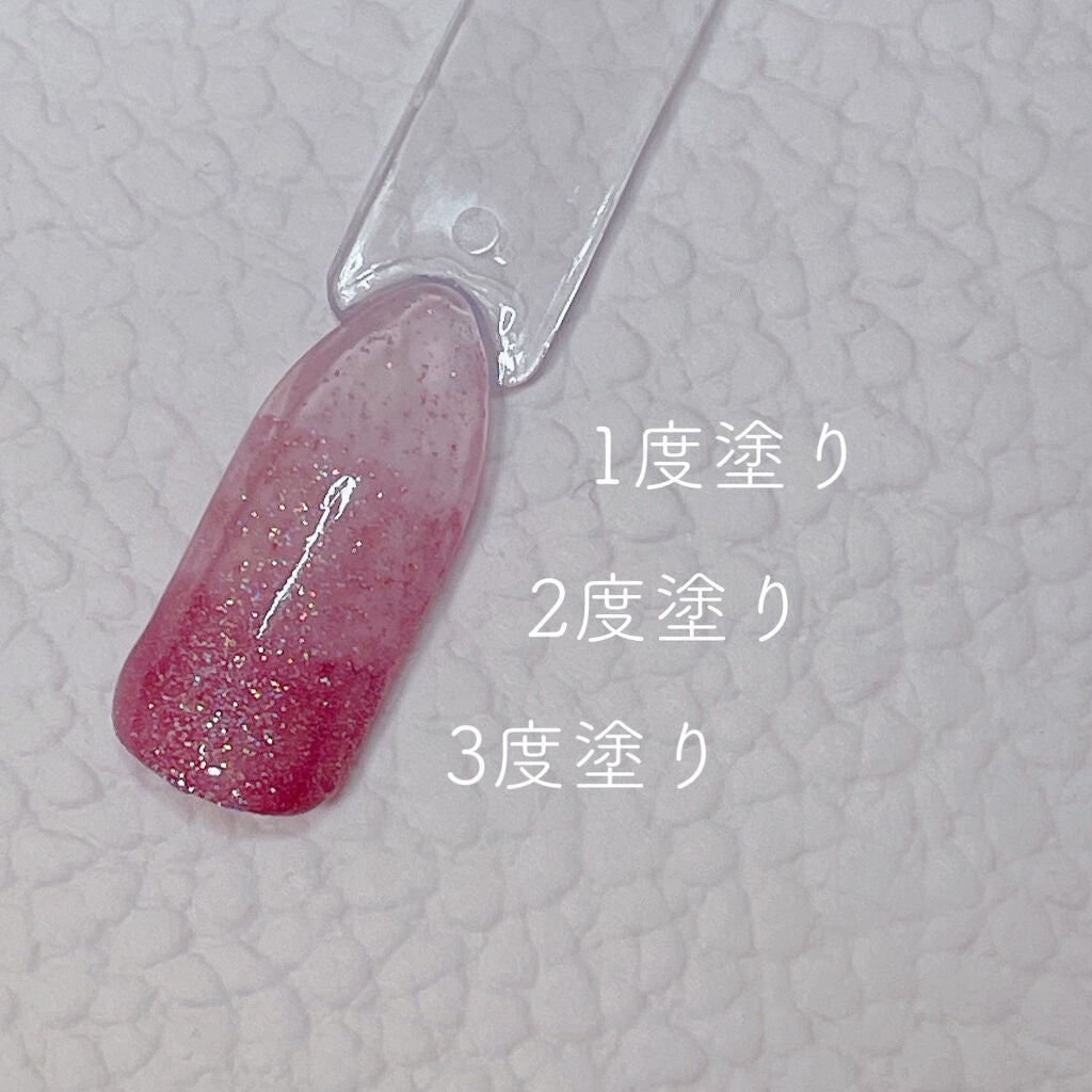 カラージェル/Lily gel/ジェルネイルを使ったクチコミ(2枚目)