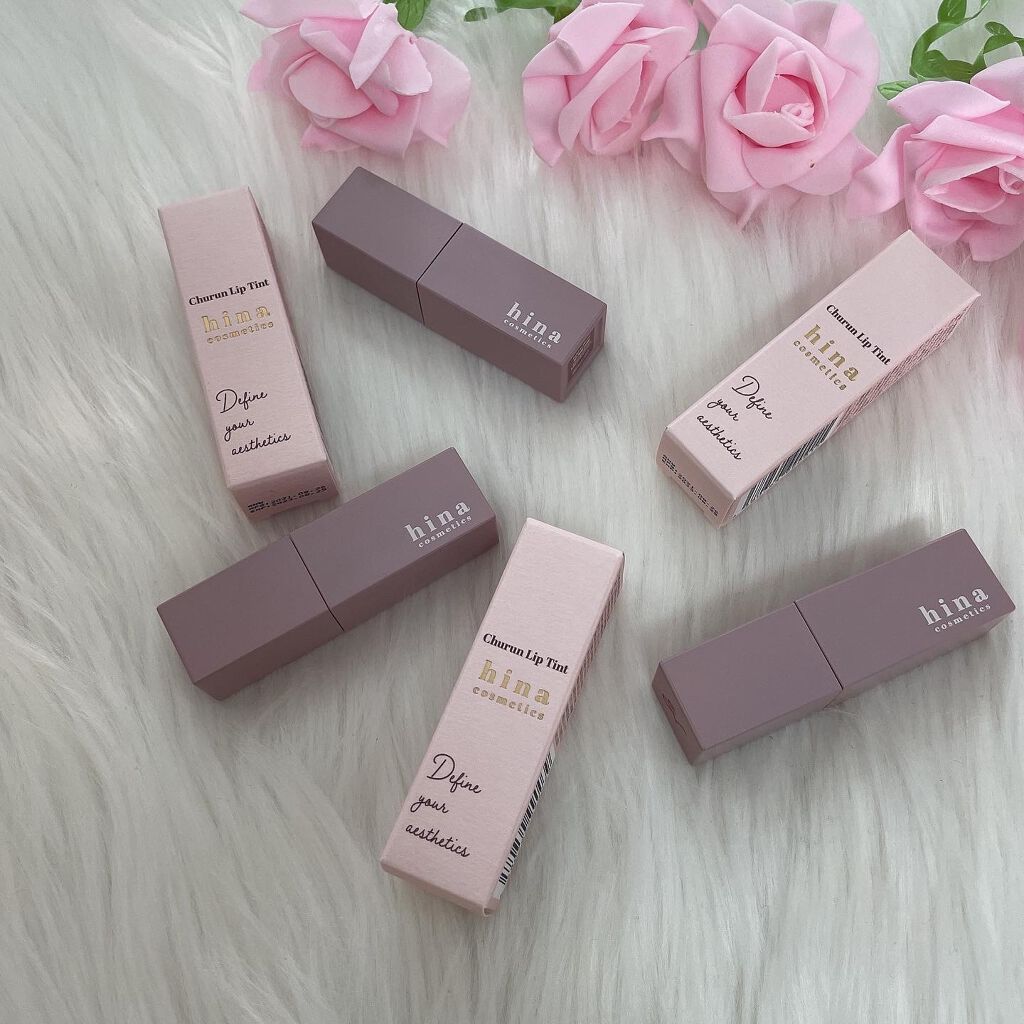 チュルンリップティント/hina cosmetics/リップティントを使ったクチコミ（2枚目）
