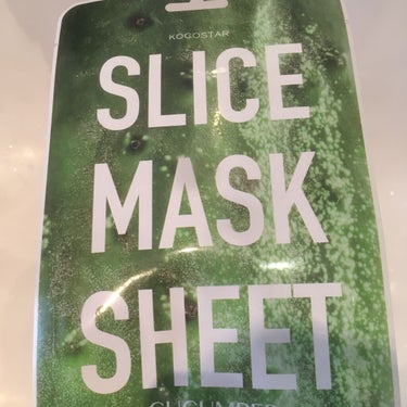 KOCOSTAR(ココスター) Slice mask sheet きゅうりのクチコミ「◇KOCOSTARSlice mask sheet きゅうり◇

ここ数年こちらでも売られるよ.....」（1枚目）