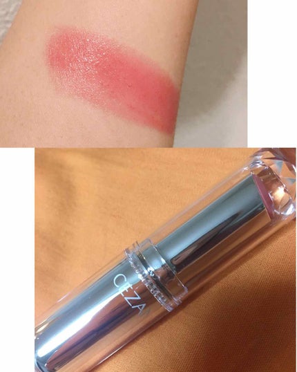 ラスティンググロスリップ/CEZANNE/口紅を使ったクチコミ(2枚目)