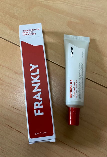 レチノール0.1%クリーム/Frankly/フェイスクリームを使ったクチコミ(1枚目)