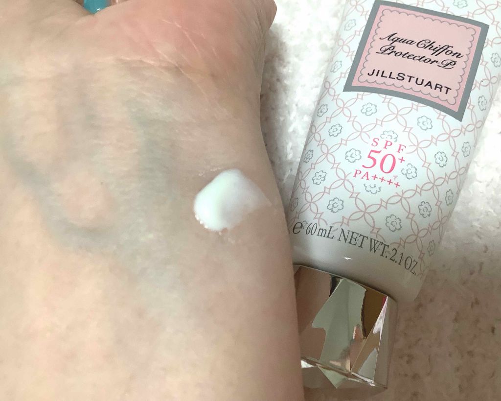 リラックス アクアシフォン プロテクター EW/JILL STUART/日焼け止めジェルを使ったクチコミ（2枚目）