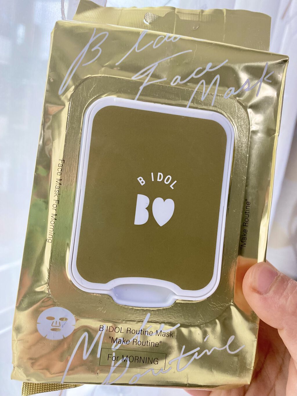 ルーティンマスク(メイクルーティン)/b idol/シートマスク・パックを使ったクチコミ（1枚目）