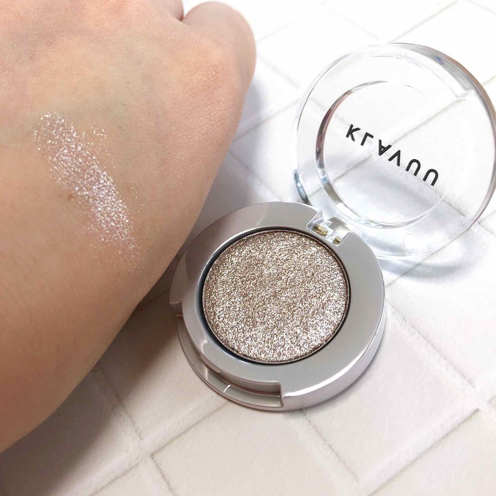 アーバンパールセーション スパークルアイシャドウ/KLAVUU/単色アイシャドウを使ったクチコミ（2枚目）