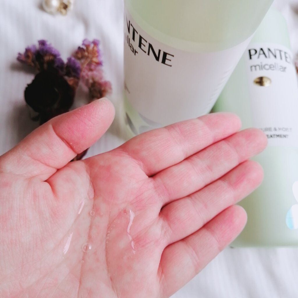 PRO-V ミセラー ピュア&モイスト ノンシリコンシャンプー/トリートメント/パンテーン/市販シャンプーを使ったクチコミ(2枚目)