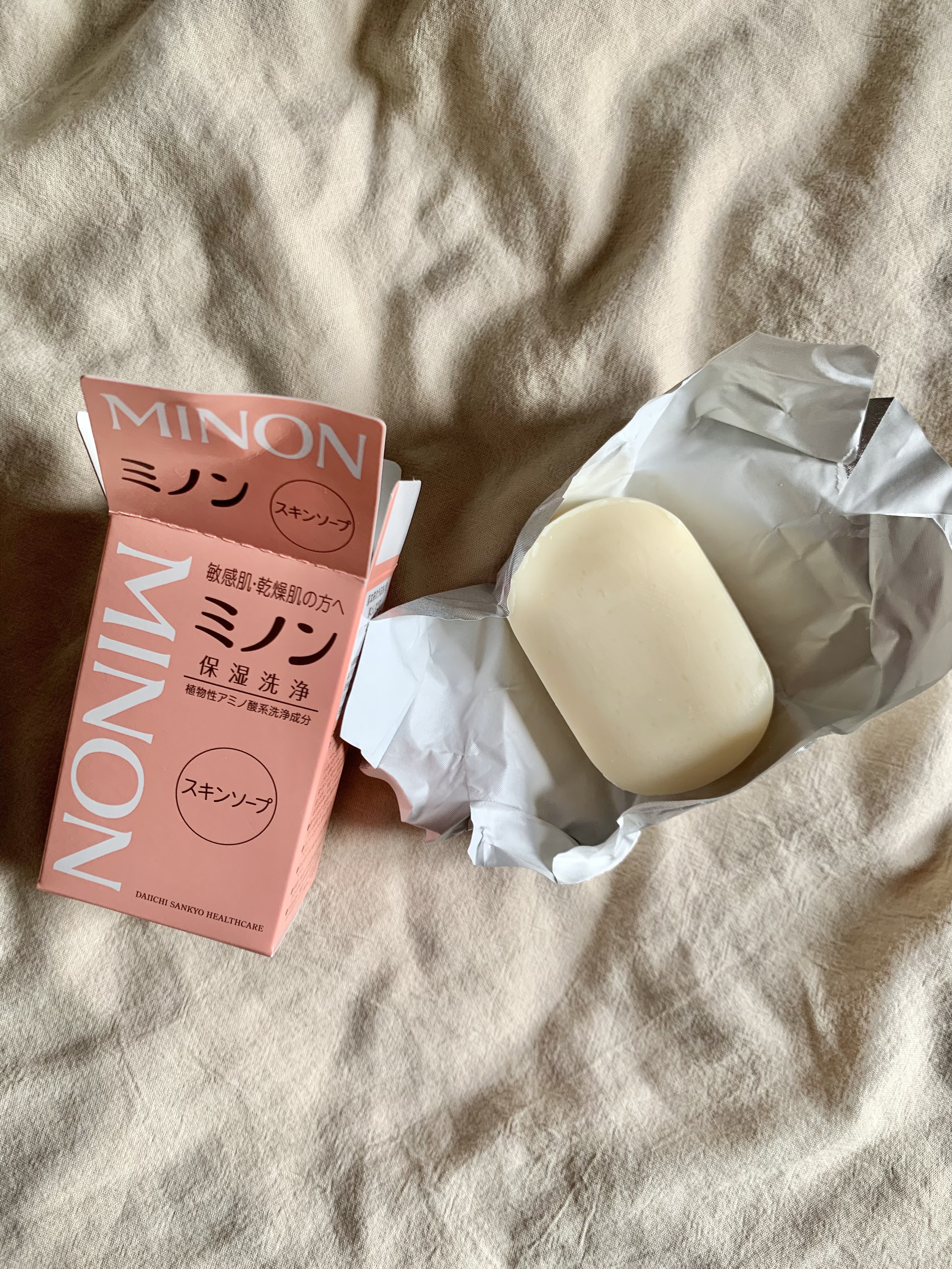 ミノン薬用スキンソープ/ミノン/洗顔石鹸を使ったクチコミ（1枚目）