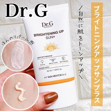 Dr.G様からいただきました🧡

◾️Dr.G
☀️ブライトニングアップサンプラス
⁡
LDKのBestbuy賞にも選ばれた下地兼日焼け止め☀️✨
⁡
色味は明るい肌色に近いピーチベースなので、自然に肌