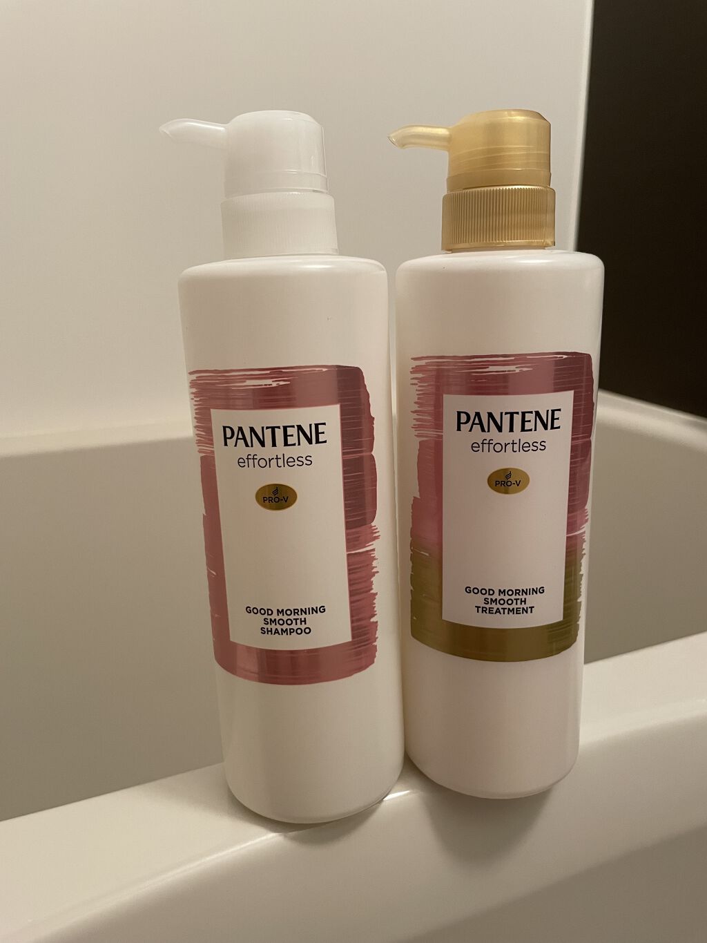 パンテーン エフォートレス グッドモーニング スムース シャンプー／トリートメント/パンテーン/市販シャンプーを使ったクチコミ（1枚目）