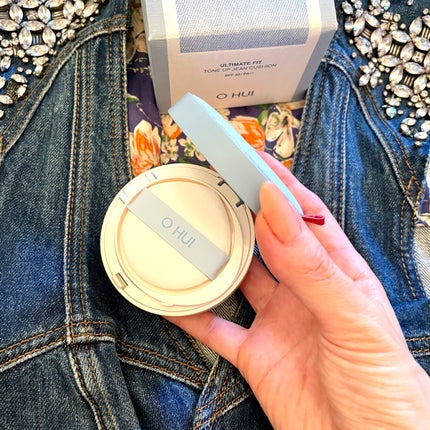 アルティメットフィット トーンアップデニムクッション/OHUI/クッションファンデーションを使ったクチコミ(2枚目)
