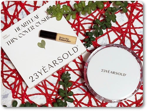 ハートリーフシーンカバークッション/23years old/クッションファンデーションを使ったクチコミ(1枚目)