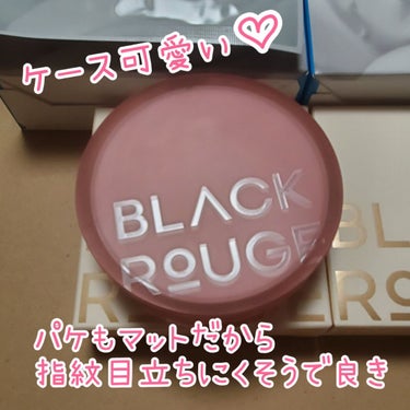 Thin Layer Velour Cushion/BLACK ROUGE/クッションファンデーションを使ったクチコミ（3枚目）