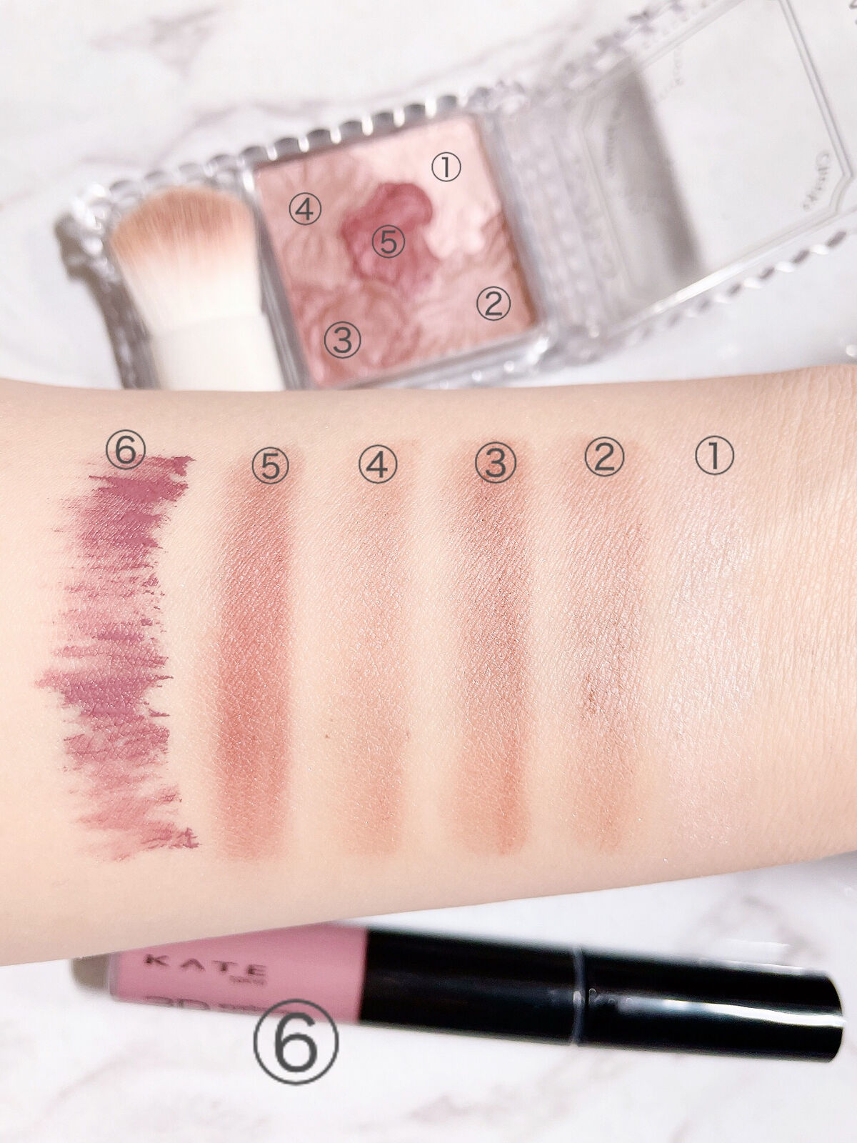 グロウフルールチークス/キャンメイク/パウダーチークを使ったクチコミ（3枚目）