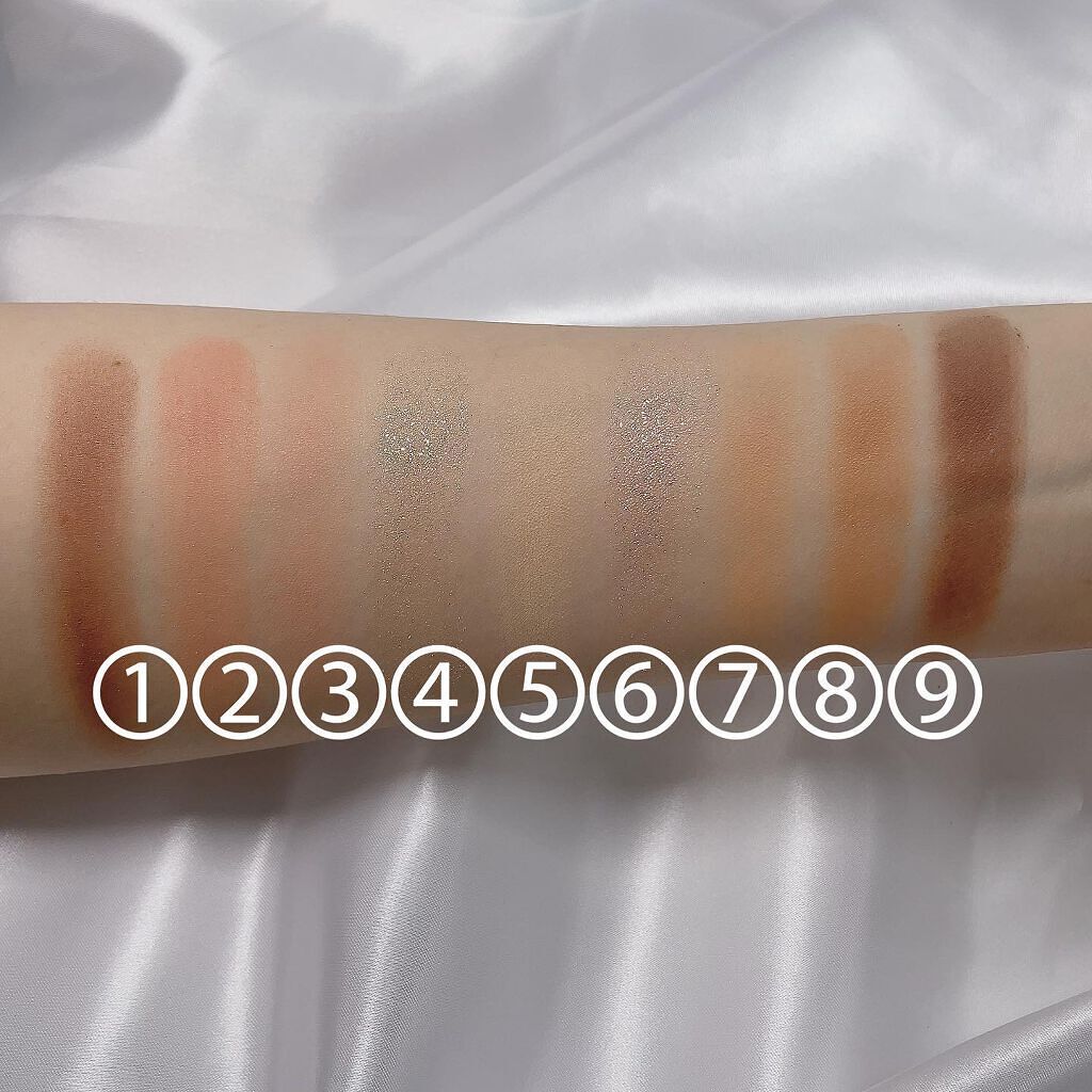 ソフトクレイビームアイシャドウパレット/AMIOK/ジェル・クリームアイシャドウを使ったクチコミ(4枚目)