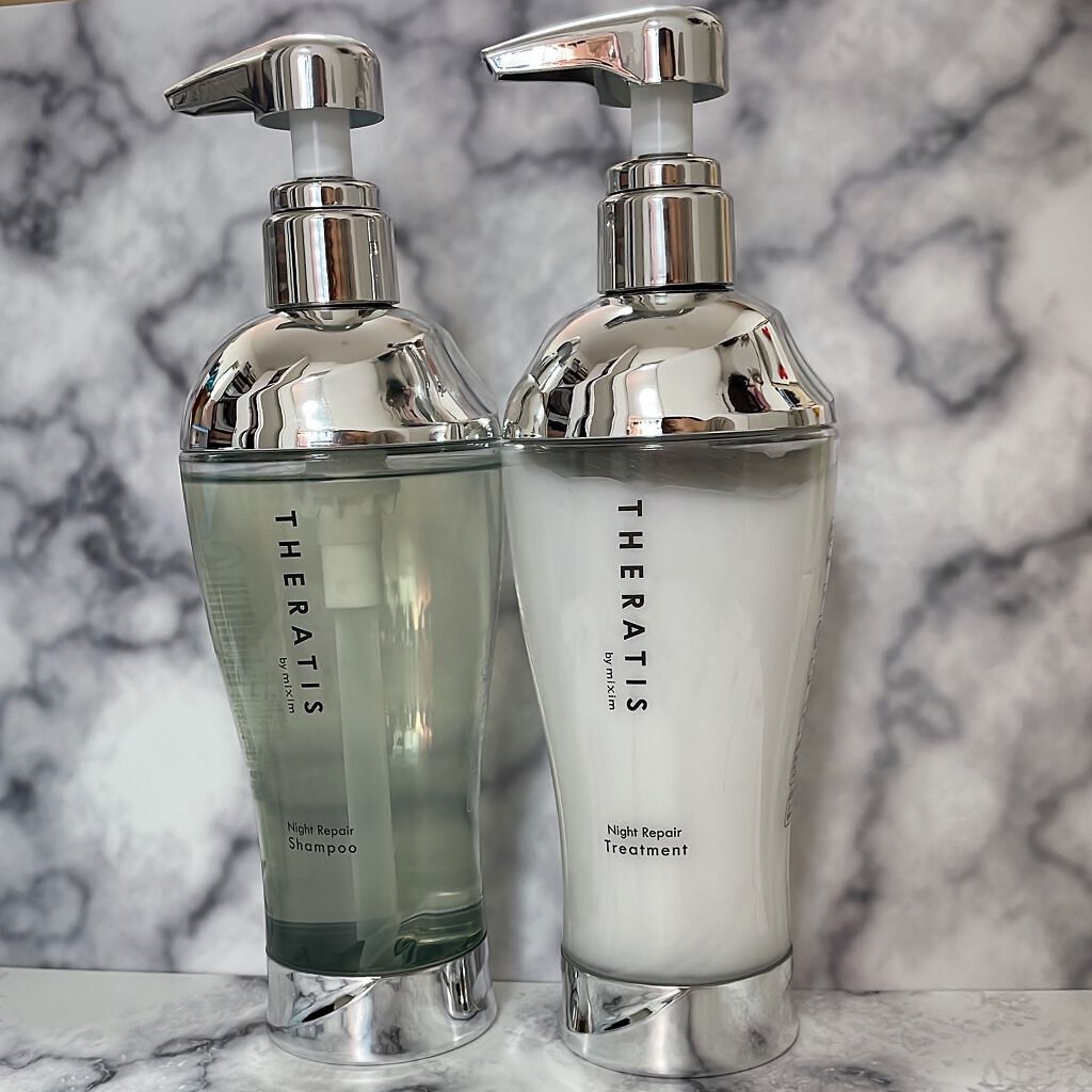 ナイトリペア シャンプー/ヘアトリートメント/THERATIS/シャンプー・コンディショナーを使ったクチコミ(4枚目)