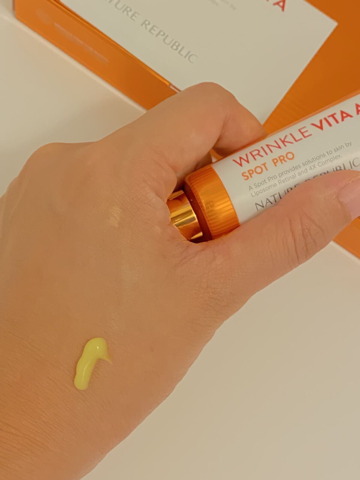 リンクルビタAスポットプロ/ネイチャーリパブリック/美容液を使ったクチコミ（2枚目）