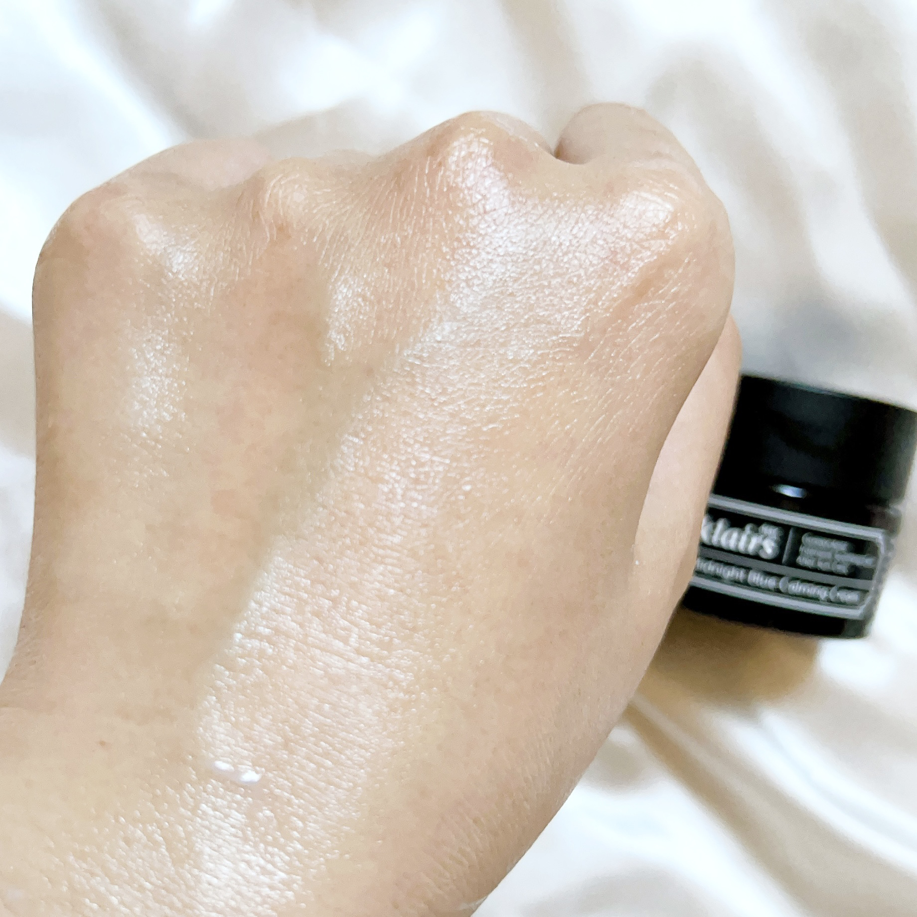 ミッドナイトブルーカーミングクリーム/Klairs/フェイスクリームを使ったクチコミ（3枚目）